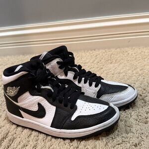 Women’s Black and White Air Jordan 1s